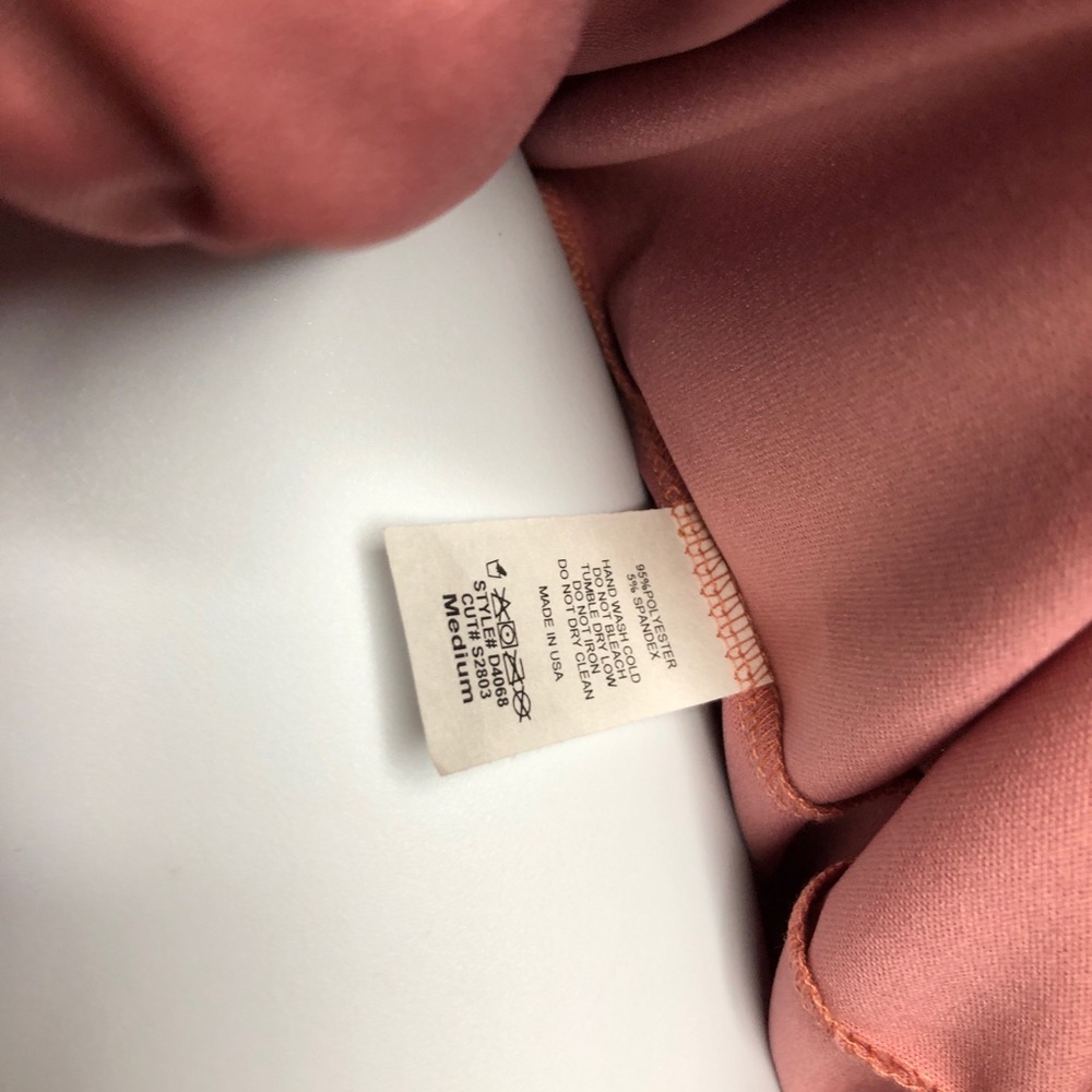 Off the Shoulder Long Sleeve Dress Sage Mauve - Picture 3 of 3